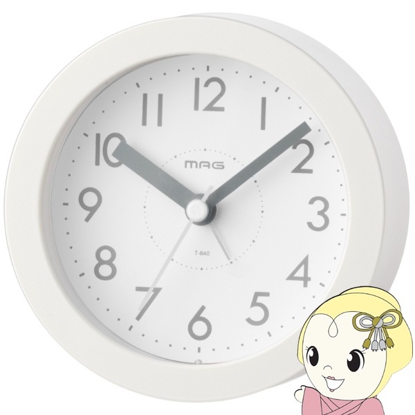 ノア精密 目覚まし時計 MAG 電子音目覚まし時計 ミニモ （ 時計