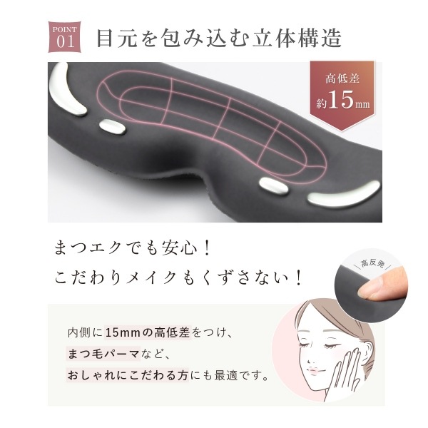 �������ʡ� WAVEWAVE EMS HEAT EYE �ۥåȥ����ޥ��� ���ż� �ܸ������� �����ɥ쥹 �֥�å� WH42-01-BK������̵��(�̳�ƻ�����졦Υ�����)��