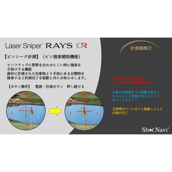 졼յΥ¬ åȥʥ Shot Navi Laser Sniper RAYS GR 쥶Ĵ ͥӡ̵(̳ƻ졦Υ)