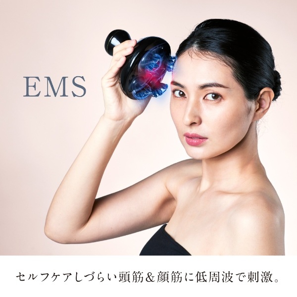 在庫あり セブンウェイブ WAVEWAVE EMS Scalp Head SPA スカルプヘッドスパ 電動 電気針 赤LED 振動 電気ブラシ ...