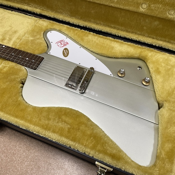 �߸˶Ͼ������쥭������ Epiphone ���ԥե��� Inspired by Gibson Custom 1963 Firebird I Silver Mist �ե����䡼�С��ɡ�����̵��(�̳�ƻ�����졦Υ�����)��