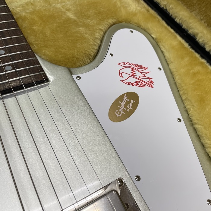 �߸˶Ͼ������쥭������ Epiphone ���ԥե��� Inspired by Gibson Custom 1963 Firebird I Silver Mist �ե����䡼�С��ɡ�����̵��(�̳�ƻ�����졦Υ�����)��