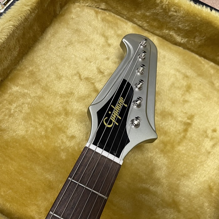 �߸˶Ͼ������쥭������ Epiphone ���ԥե��� Inspired by Gibson Custom 1963 Firebird I Silver Mist �ե����䡼�С��ɡ�����̵��(�̳�ƻ�����졦Υ�����)��
