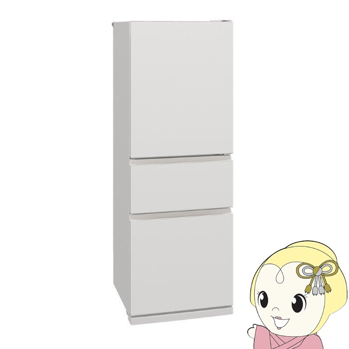 �ڼ��󤻡������ܰ�3��5�Ķ�����������¢�� ��ɸ����������ۻ�ɩ�ŵ� 330L 3�ɥ� ������ �ޥåȥ�ͥ�ۥ磻�� MR-CX33K-W ��ư��ɹ ��®���� ��������ڼ� ����ɼ��ڵ��Ԥ�����̵����(¾�ϰ�������/�̳�ƻ�����졦Υ���б��Բ�)��