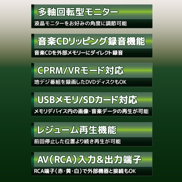 在庫処分 ポータブルDVDプレーヤー 新品 ベルソス VERSOS 14.1インチ