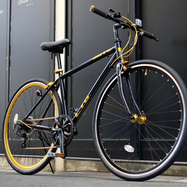 メーカー直送】 LIG MOVE 前後異色のカラーリムがイケてる 700C クロス 