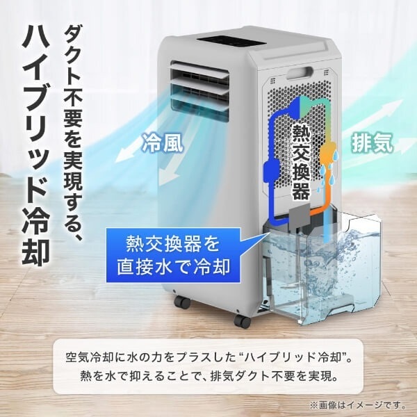 メーカー直送】 スポットエアコン グレー DL-SC2601-GY MAXZEN