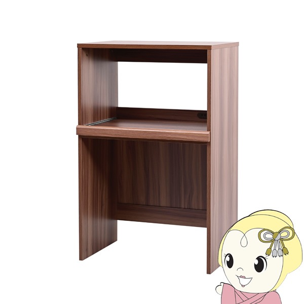 【幅60cm】ごみ箱上ラック キッチンラック ゴミ箱 レンジ台【ブラウン】 DOSHISHA キッチンラック ゴミ箱上 ラック おしゃれ レンジ台