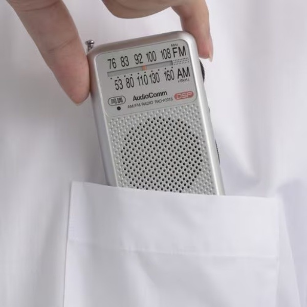 �������ŵ� AudioComm AM/FM �ݥ��åȥ饸�� ����С� �磻��FM�б� RAD-P221S-S������̵��(�̳�ƻ�����졦Υ�����)��