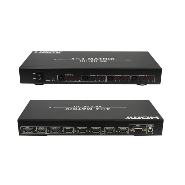TEC テック 4入力4出力4切替 HDMIマトリクス切替器 メーカー保証6カ月