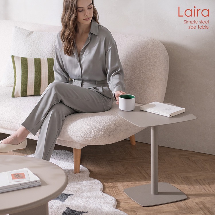 サイドテーブル Laira（ライラ）スチール アイアン ミニテーブル