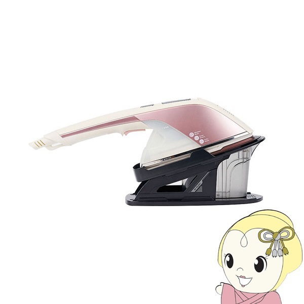 アイロン （スチーム対応） ピンク コードレススチームアイロン(ピンク
