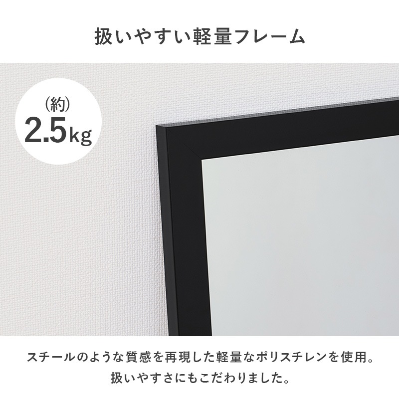 壁掛けミラー ウォールミラー 窓風ミラー 幅65cm 高さ55cm 壁掛け鏡