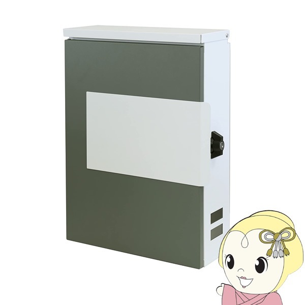 MOJYU 鋳物壁掛けポスト グリーン WM-069 ポスト 郵便ポスト MOJYU