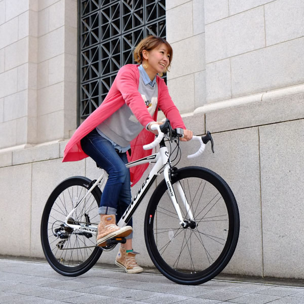 CANOVER ロードバイク ホワイト 本日まで CANOVER ロードバイク