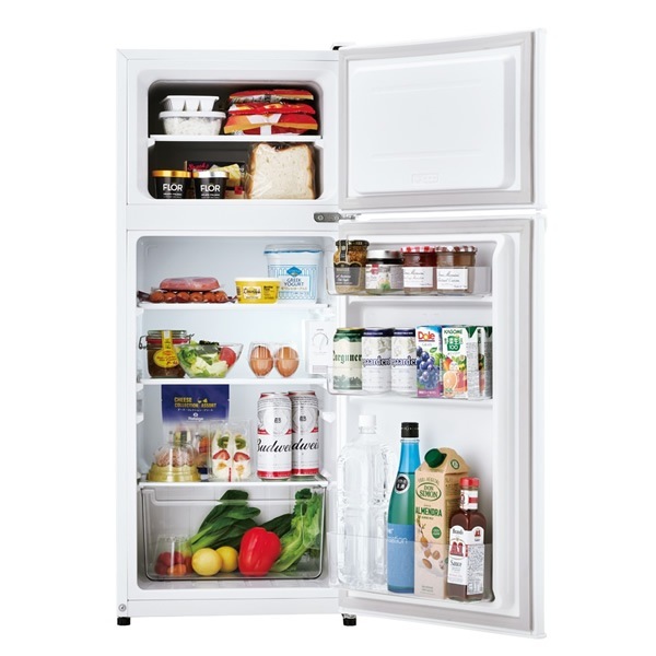 [ͽ��]��¢�� �ϥ������� Haier 120L 2�ɥ� ������ ľ�估 �ۥ磻�� JR-12A-W�ڴ�����͹������̵����(Υ�����)��