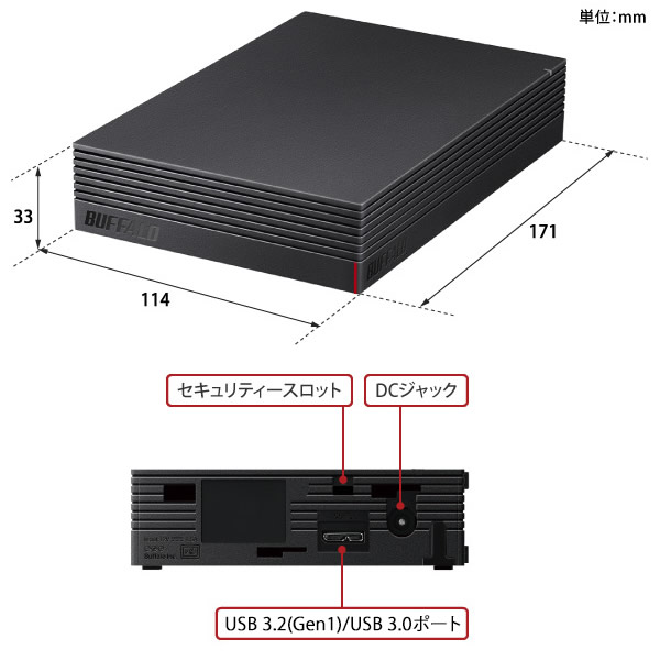 ���դ�HDD BUFFALO �Хåե����� �ѥ����� �ƥ�� Ͽ���� �ϡ��ɥǥ����� 4TB HD-EDS4U3-BE������̵��(�̳�ƻ�����졦Υ�����)��