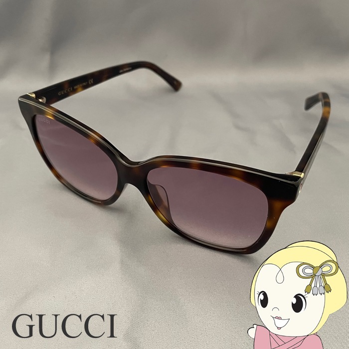 GUCCIグッチサングラスアジアンフィットべっ甲柄