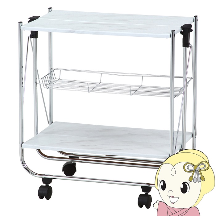 キッチンワゴン　キッチンカート　台車　カート　ワゴン Amazon.co.jp: ステンレス ワゴン 配膳ワゴン キッチンカート