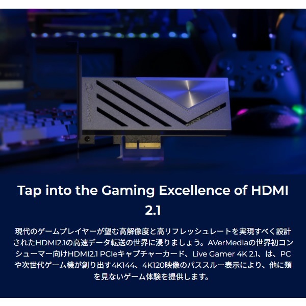 AverMedia キャプチャーボード LIVE GAMER 4K 2.1 GC575【送料無料