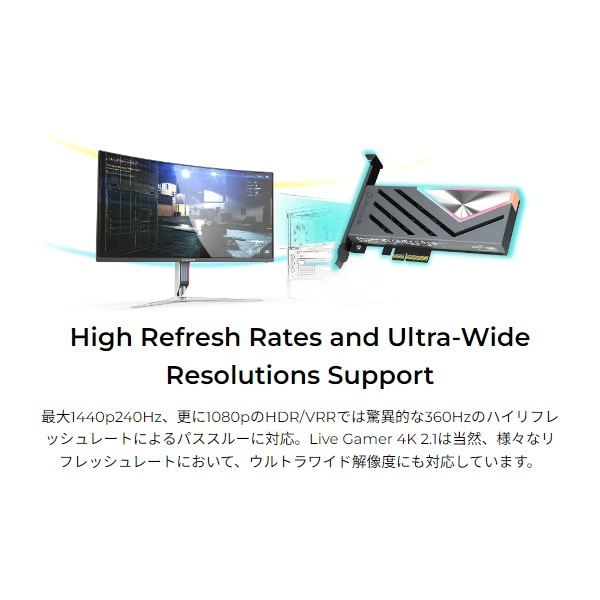 AverMedia キャプチャーボード LIVE GAMER 4K 2.1 GC575【送料無料