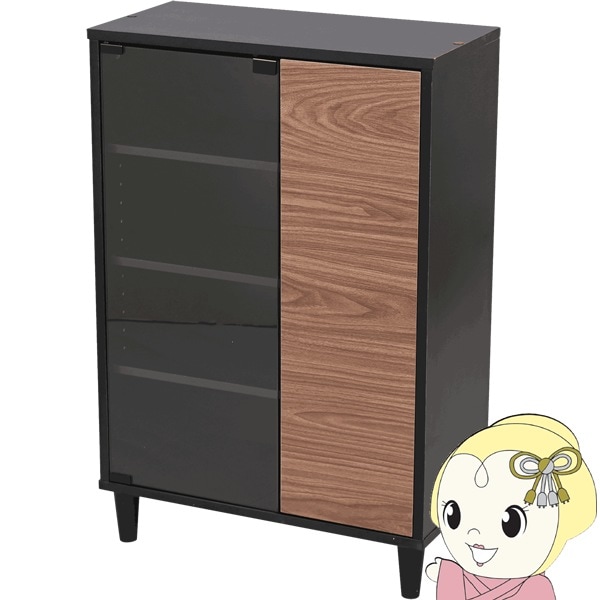 EBK44 パイン材 キャビネット W86 コンパクト 4ドロワー サイドボード EBK44 パイン材 キャビネット W86 コンパクト 4ドロワー サイド