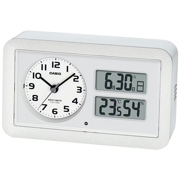 置き時計 置時計 TTM-170NJ-7JF アナログ表示 目覚まし時計 電波時計