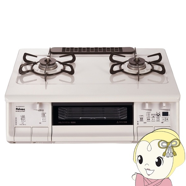 パロマ エブリシェフ 都市ガス用 右強火力 Amazon.co.jp: パロマ ガスコンロ 2口 PA-380WHA エブリシェフ