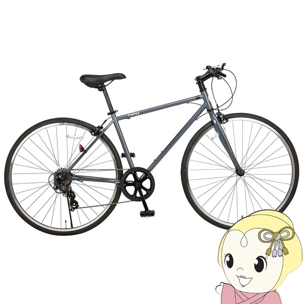 自転車 クロスバイク 700X28C（約27インチ）7段変速 フレームサイズ