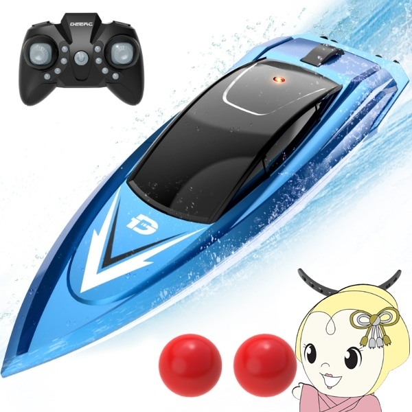 DEERC ラジコンボート 小型 ラジコン mini 船 水上サッカー RCボート