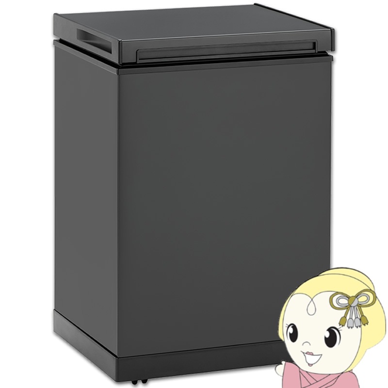 冷やすごみ箱 CLEANBOX-L ブラック 38L キャスター付 1週間分ため置き