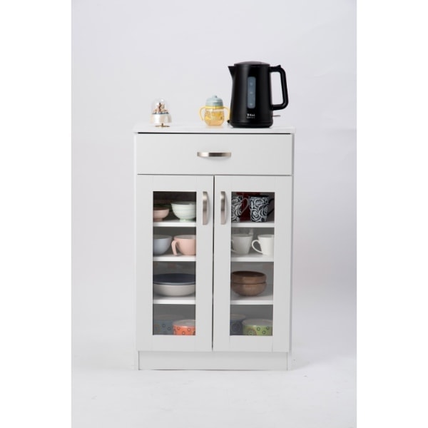 食器棚 ロータイプ 高さ90 幅59 レゾン ミニ食器棚 コンパクト