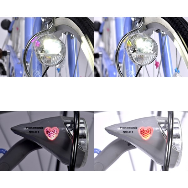 メーカ直送】折り畳み自転車 子供用 女の子 ジュニアサイクル 24