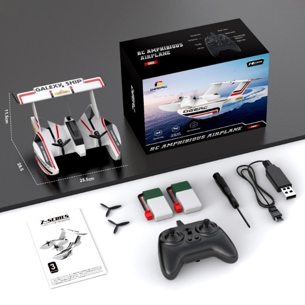 ホビーラジコン Mavic air DEERC ラジコン 飛行機 水陸空三用 おもちゃ 100g未満 子供向け Z62