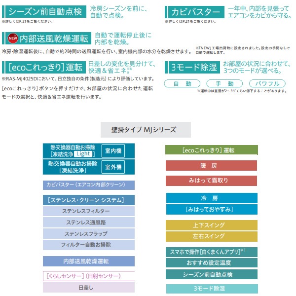 標準工事込み】エアコン 日立 白くまくん ステンレス・クリーン MJ 