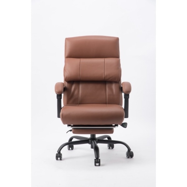 オフィスチェア 本革 レザー ロッキング 肘付き プレジデントチェア 革