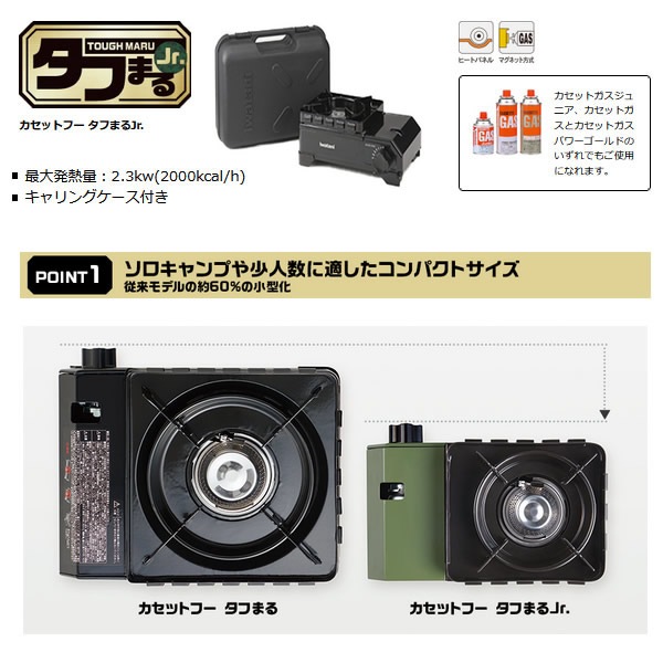 イワタニガスコンロ2口 カセットガステーブルトップBBQこんろ “フラットツイン・S