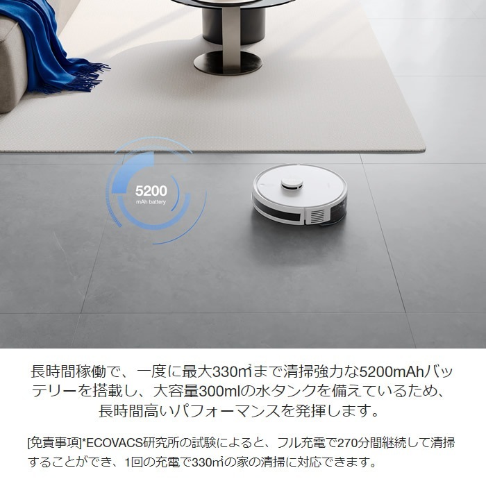Ecovacs DEENOT Y1 PRO 床掃除ロボットDLX34 ①