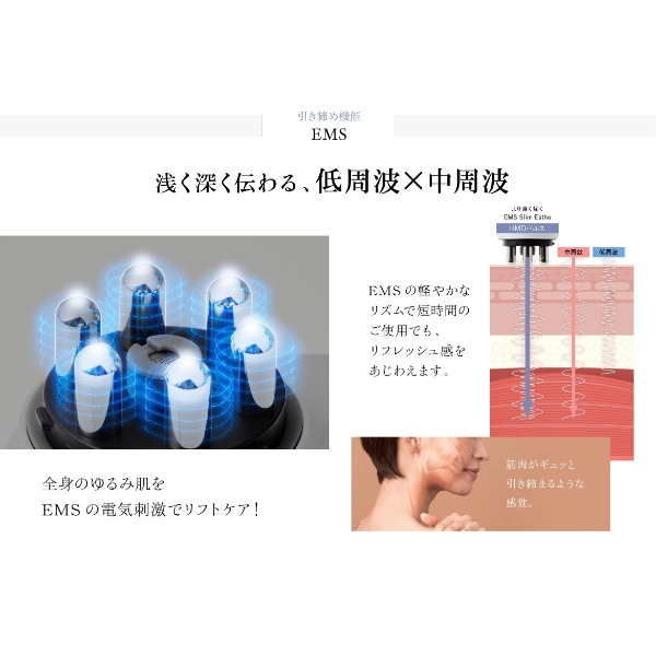 在庫限り セブンウェイブ WAVEWAVE EMS Slim Esthe 吸引 引き締め 肌