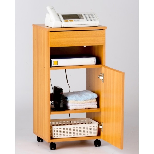 mamaみやこ　ファックス台　電話台　キャビネット　収納ラック 楽天市場】キャビネット（電話台・ファックス台｜収納家具