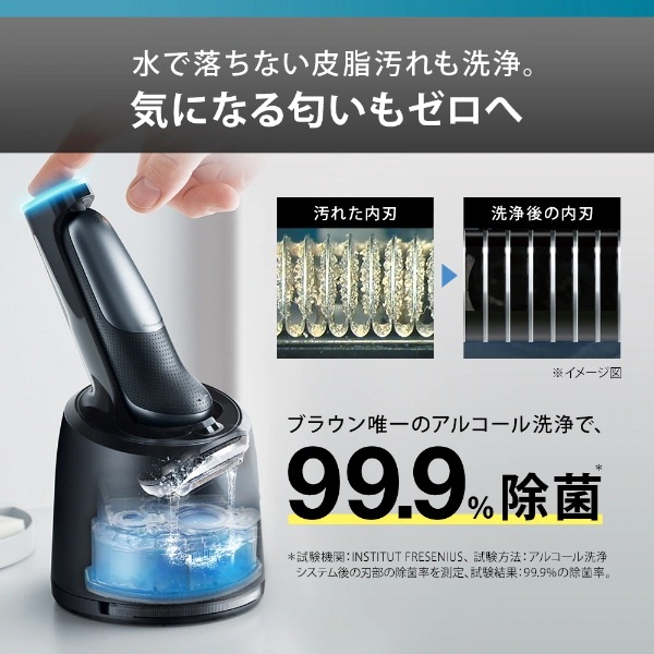 充電式シェーバー 男性 3枚刃 往復式 防水 BRAUN ブラウン 密着