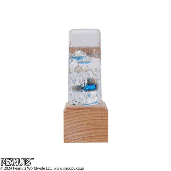 在庫処分 スヌーピー ガラスフロート温度計 ビーグルスカウト50周年