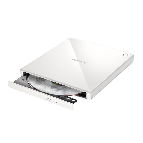 バッファロー スマホ用CDレコーダー ラクレコ DVD再生 RR-PW2-WH