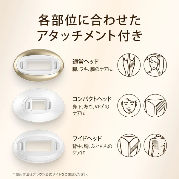 取り寄せ：入荷目安5～10営業日】家庭用 光美容器 BRAUN ブラウン