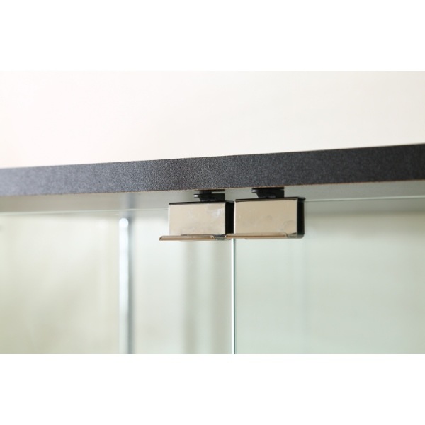 限定値下げ！！ガラスディスプレイケース 80cm x 40cm x 162cm 不二貿易 ガラスコレクションケース 大型 4段 幅80cm 奥行40cm