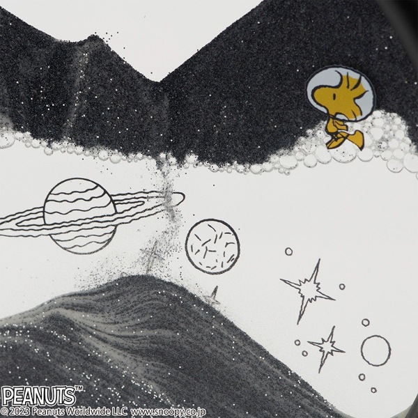 スヌーピー サンドピクチャー アストロノーツ ブラック ナチュラル