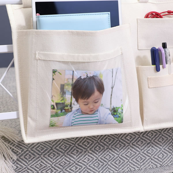 ☆tackeybear☆ ポケット付きタペストリー&小物入れセット Amazon｜ベッドサイドポケット 吊り下げラック 物入れボックス 小物
