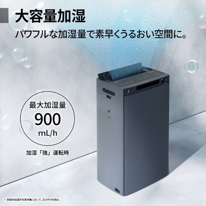 加湿空気清浄機 SHARP シャープ 加湿機能付 空気清浄機 ホワイト