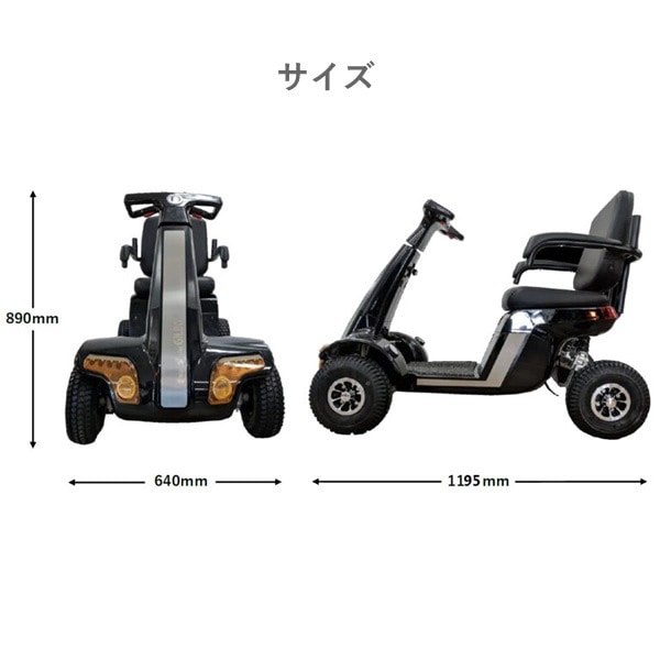 メーカー直送】電動 シニアカー 電動カート SKJ i-Walker II