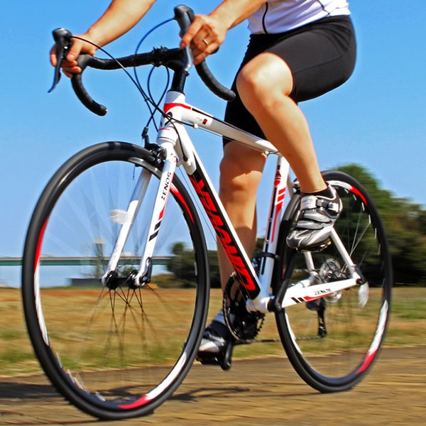 メーカー直送】 CANOVER CAR-011 ZENOS ホワイト ロードバイク【送料